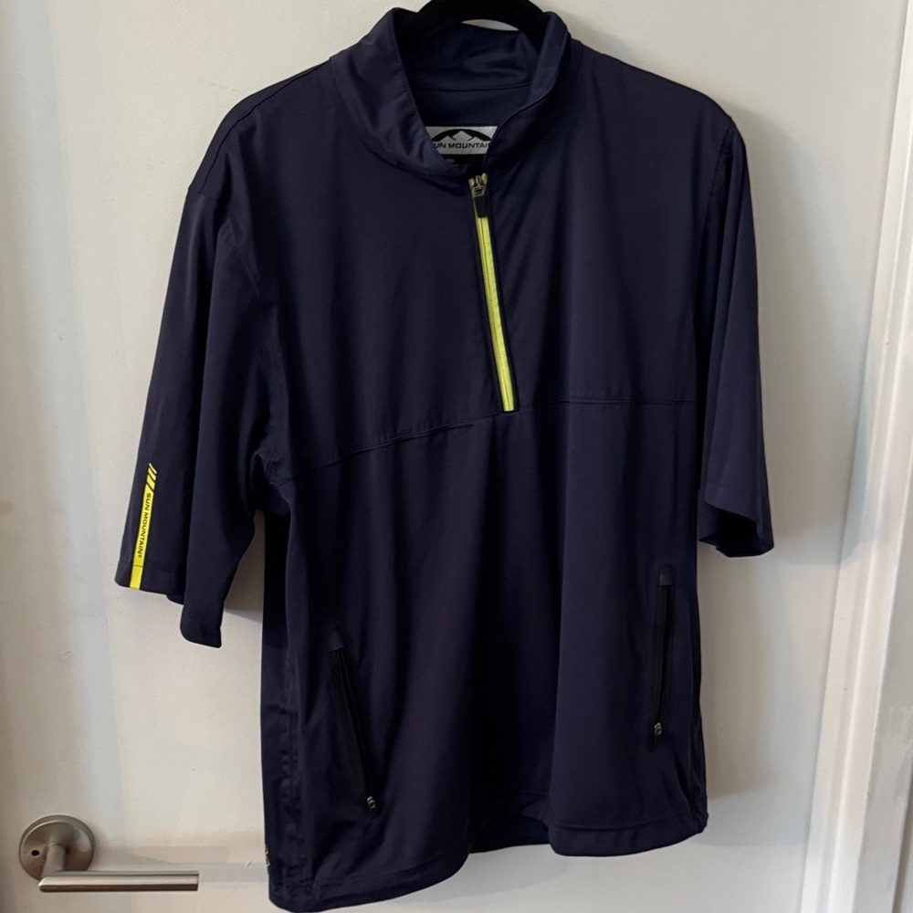 Sun Mountain Rainflex Elite Short Sleeve Golf Windshirt